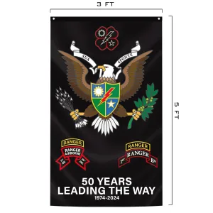 1st Batt - 50th Anniversary War Eagle Flag