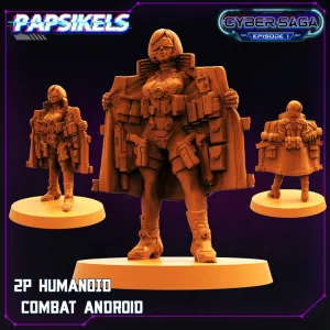 2P HUMANOID COMBAT ANDROID