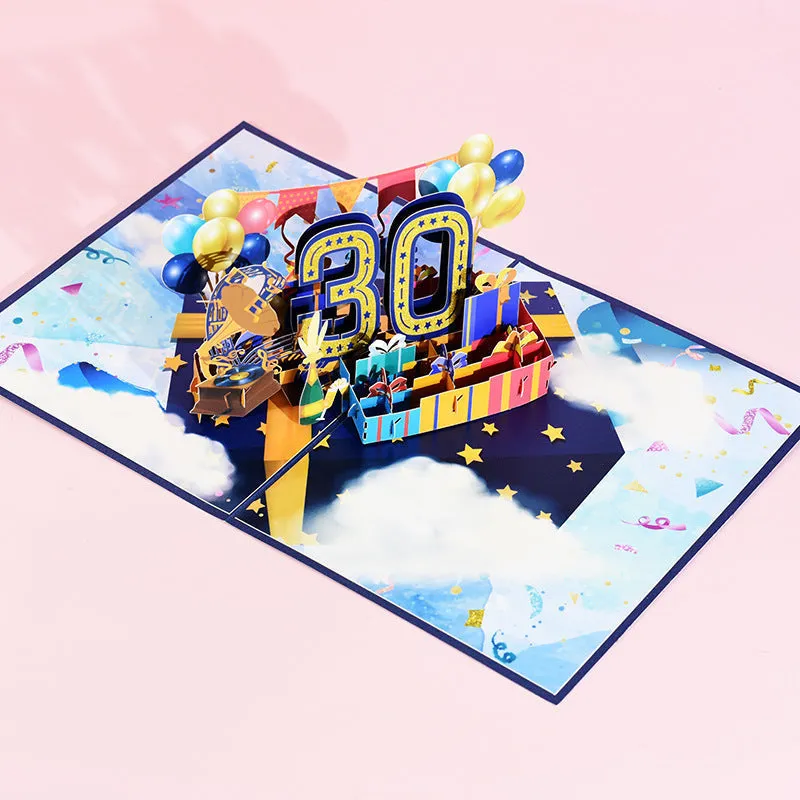 50th Wedding Anniversary Gift Card 3D Pop