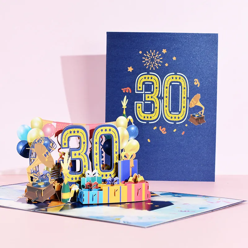 50th Wedding Anniversary Gift Card 3D Pop