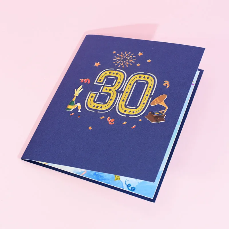 50th Wedding Anniversary Gift Card 3D Pop