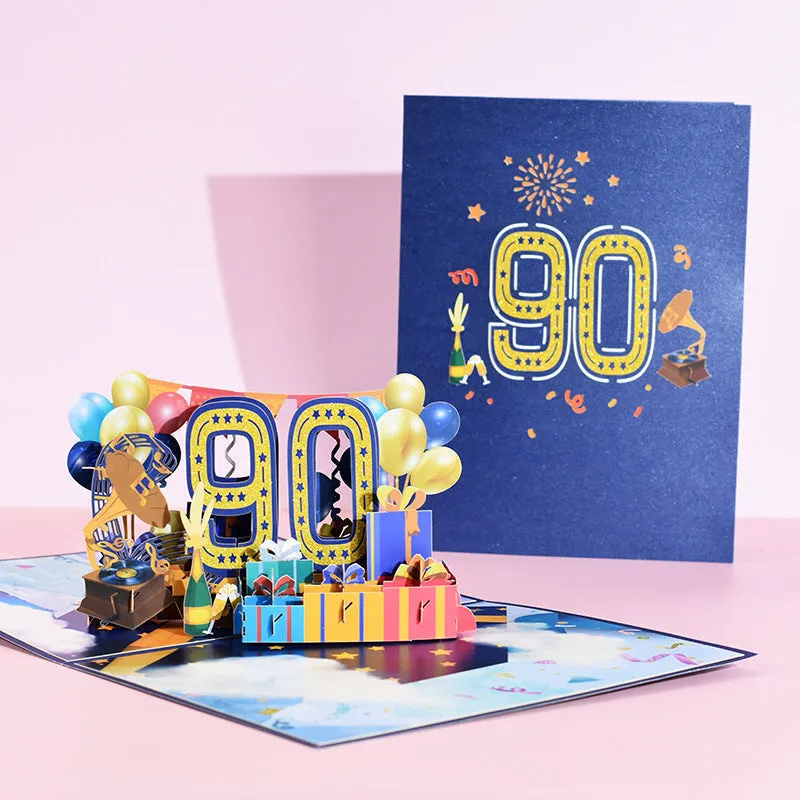 50th Wedding Anniversary Gift Card 3D Pop