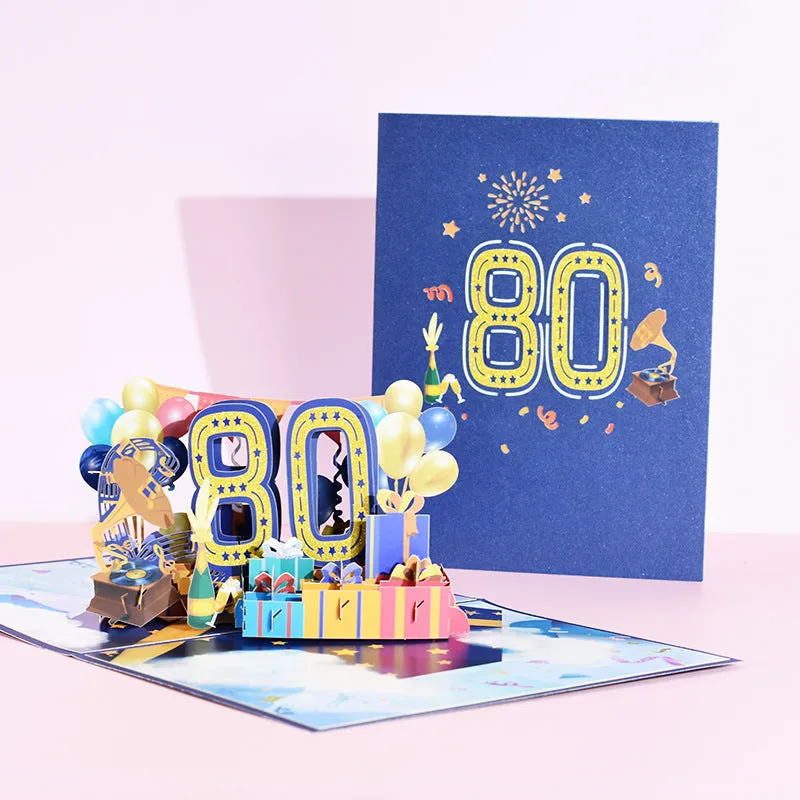 50th Wedding Anniversary Gift Card 3D Pop