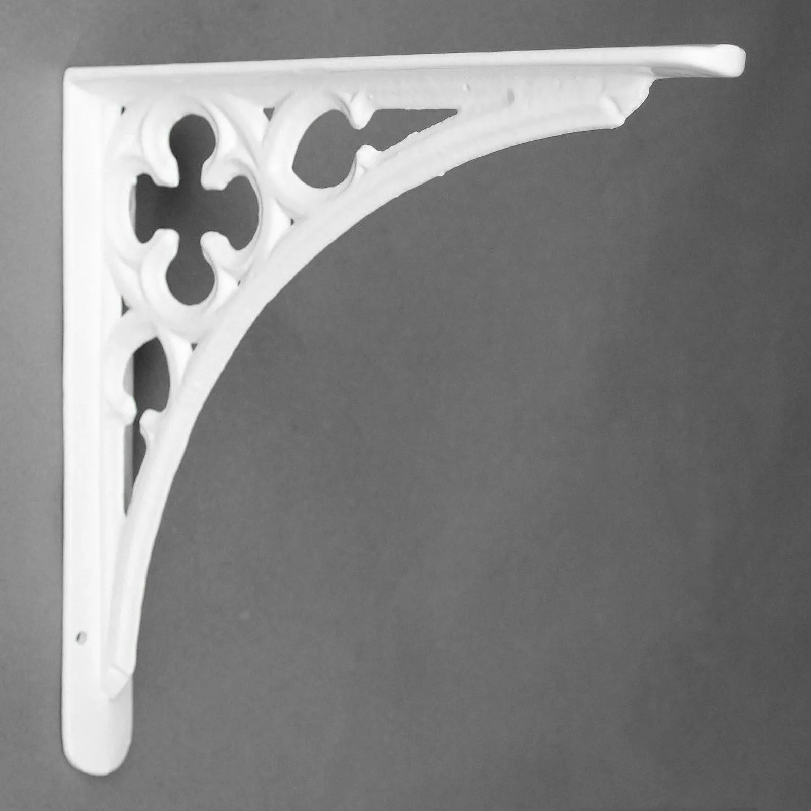 9.5 x 9.5 Inch Gothic Cast Iron Shelf Bracket