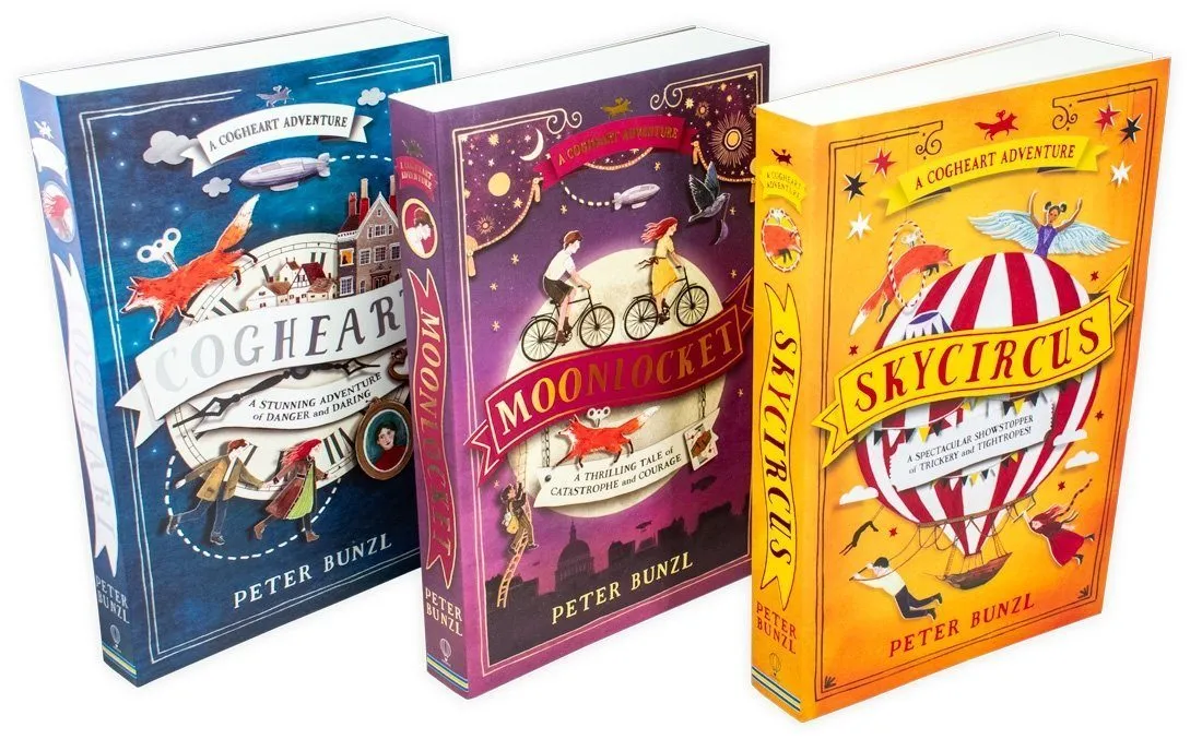 A Cogheart Adventure 3 Book Collection - Ages 9-14 - Paperback - Peter Bunzl