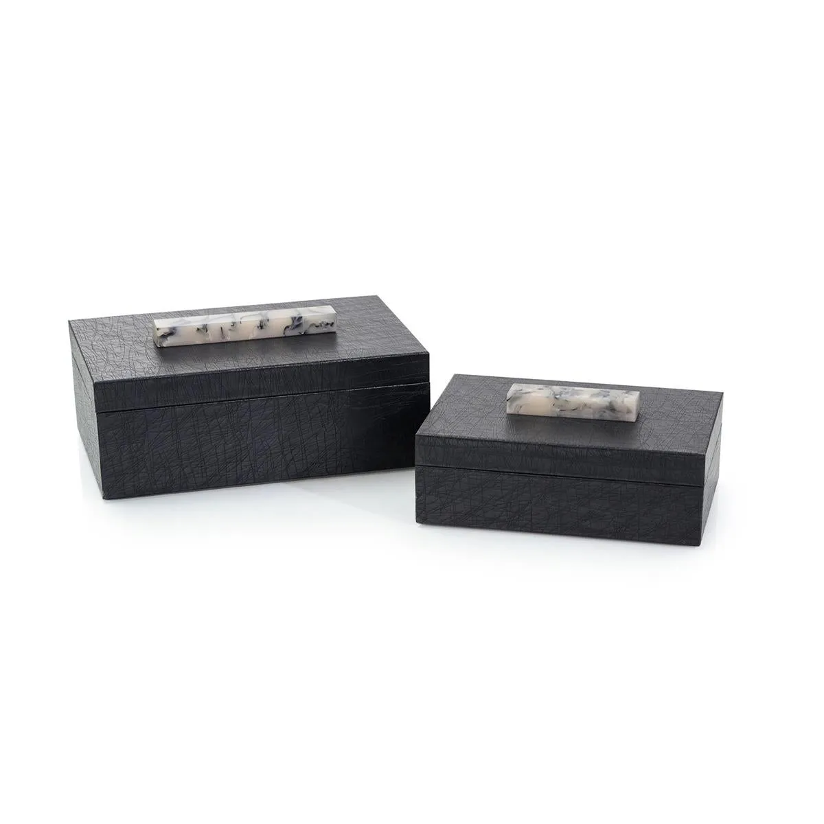 A SET OF TWO MIDNIGHT BOXES