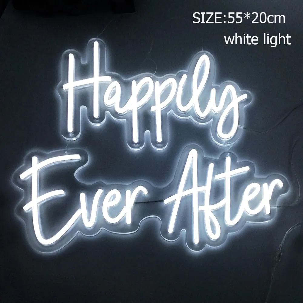 Acrylic Neon Signs Made For Indoor Wedding-Birthday or Any Party Decoration