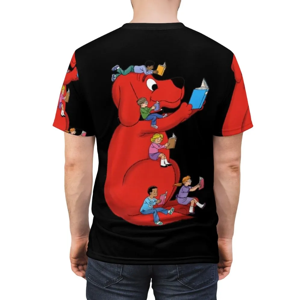 Adorable Clifford the Big Red Dog Inspired Graphic Tee