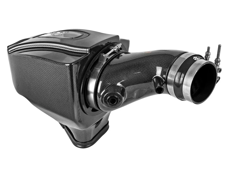 AFE Momentum GT Carbon Fiber Cold Air Intake System (w/Pro DRY S Filter): 300 / Challenger / Charger 6.4L 392 2011 - 2024