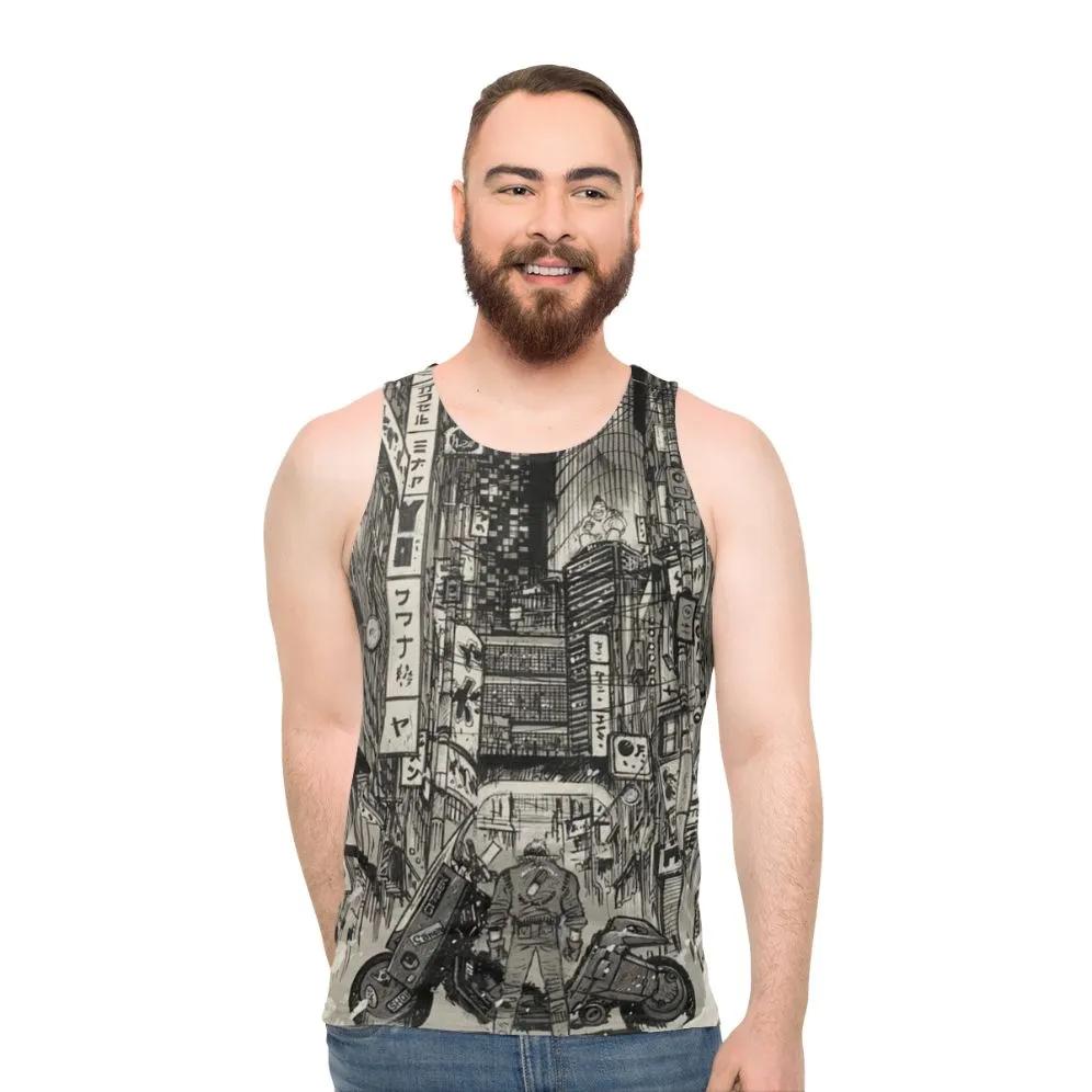 Akira Unisex Cyberpunk Tank Top for Anime Fans