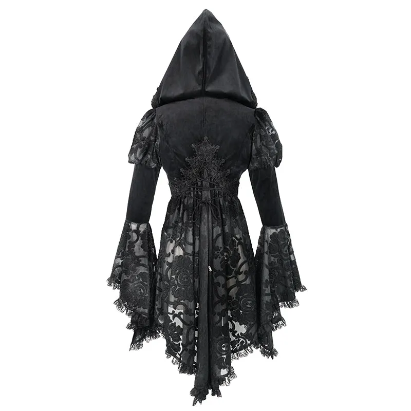 ALEXIA HOODED TAILCOAT