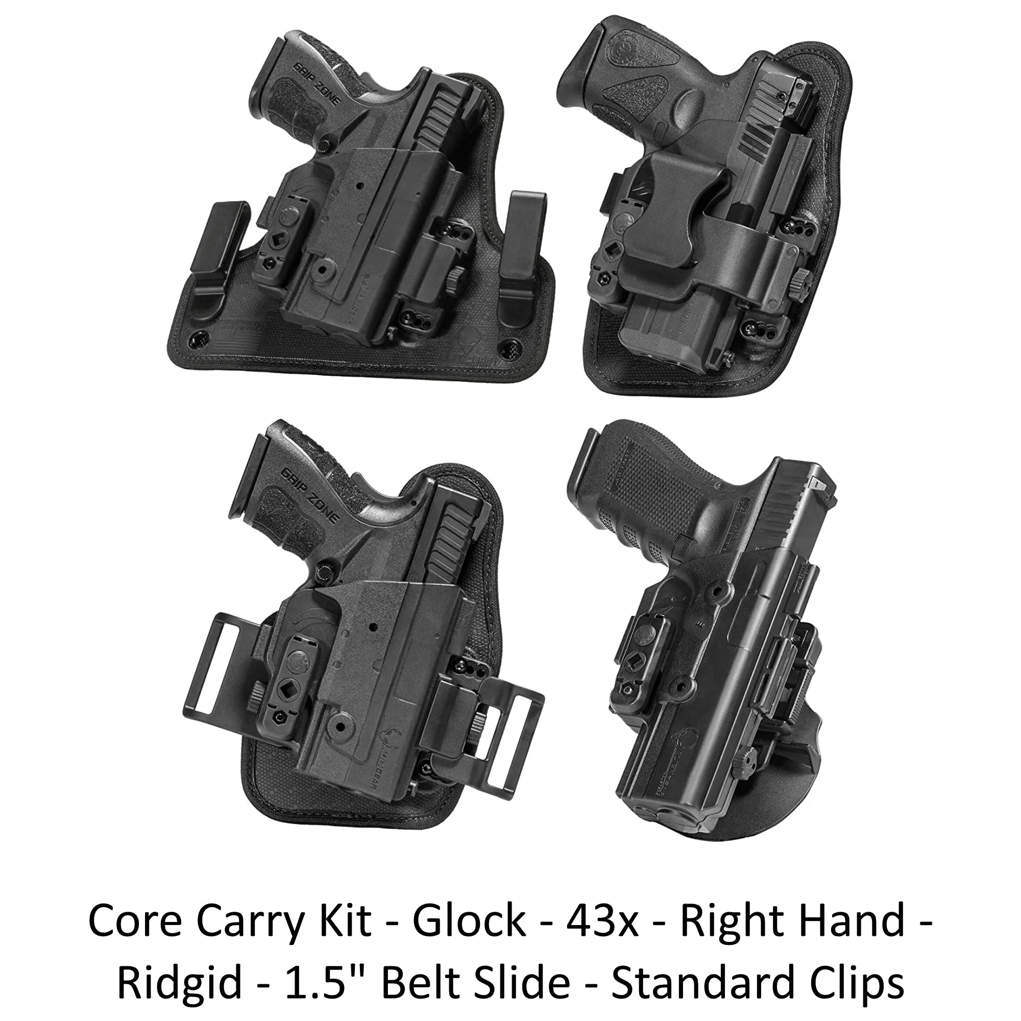 Alien Gear Holsters Core Carry Kit Glock 43x Right Hand