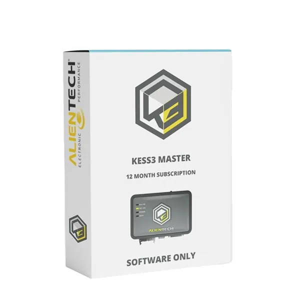 Alientech - KESS3 Master Software - 12 Months of Subscription Extension for Existing Customers  ( Machine Sold Separately )