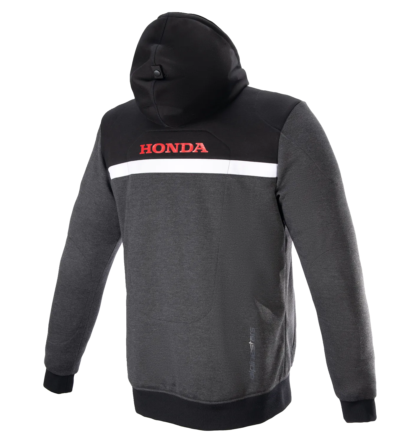 ALPINESTARS Honda Chrome Street Hoodie - Black/Gray/Red - 3XL 4201323-1908-3X