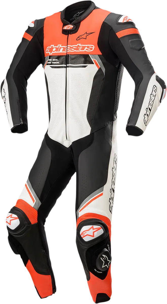 ALPINESTARS Missile Ignition v2 1-Piece Suit - Black/White/Red Fluorescent - US 40 / EU 50 3150222-1231-50