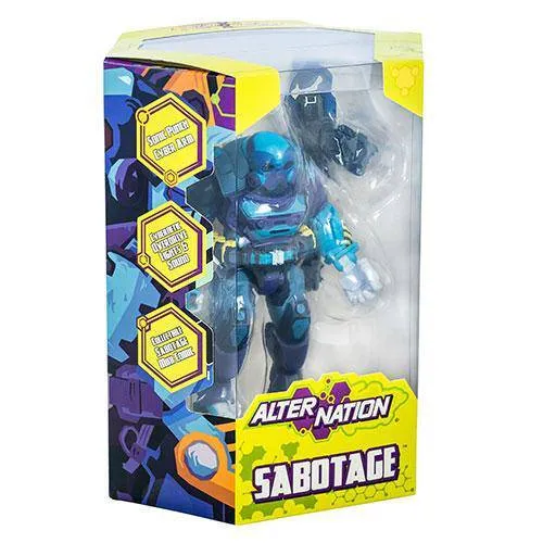 Alter Nation - Sabotage - 6.5 Inch Action Figure (With Free Comic Book)