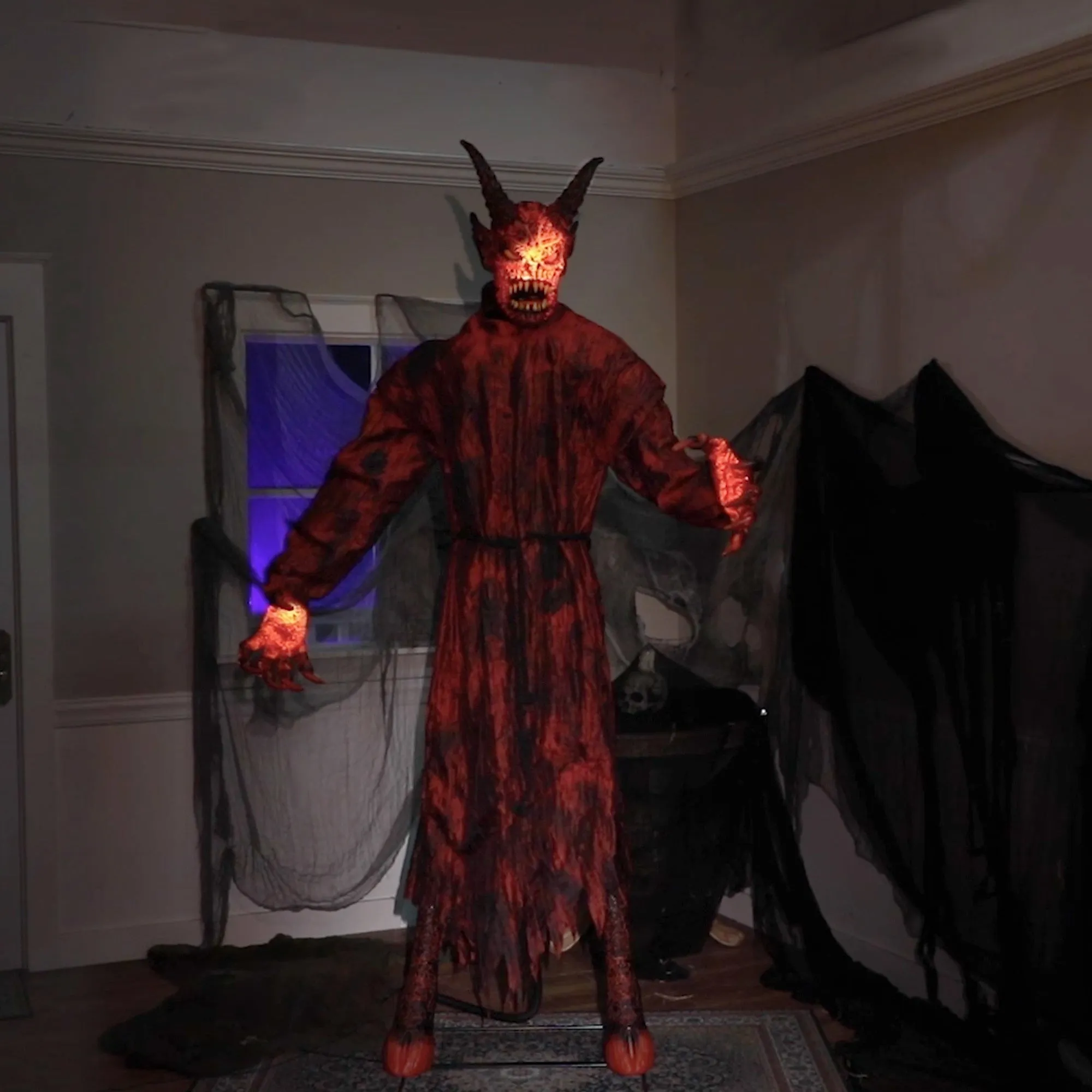 Animatronic Lava Demon, 90 Inches, 1 Count