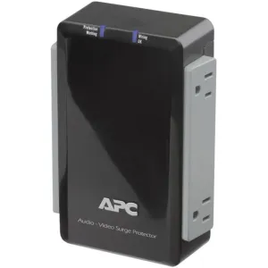 APC P4V 4-Outlet Wall-Mount Surge Protector with Coaxial Protection