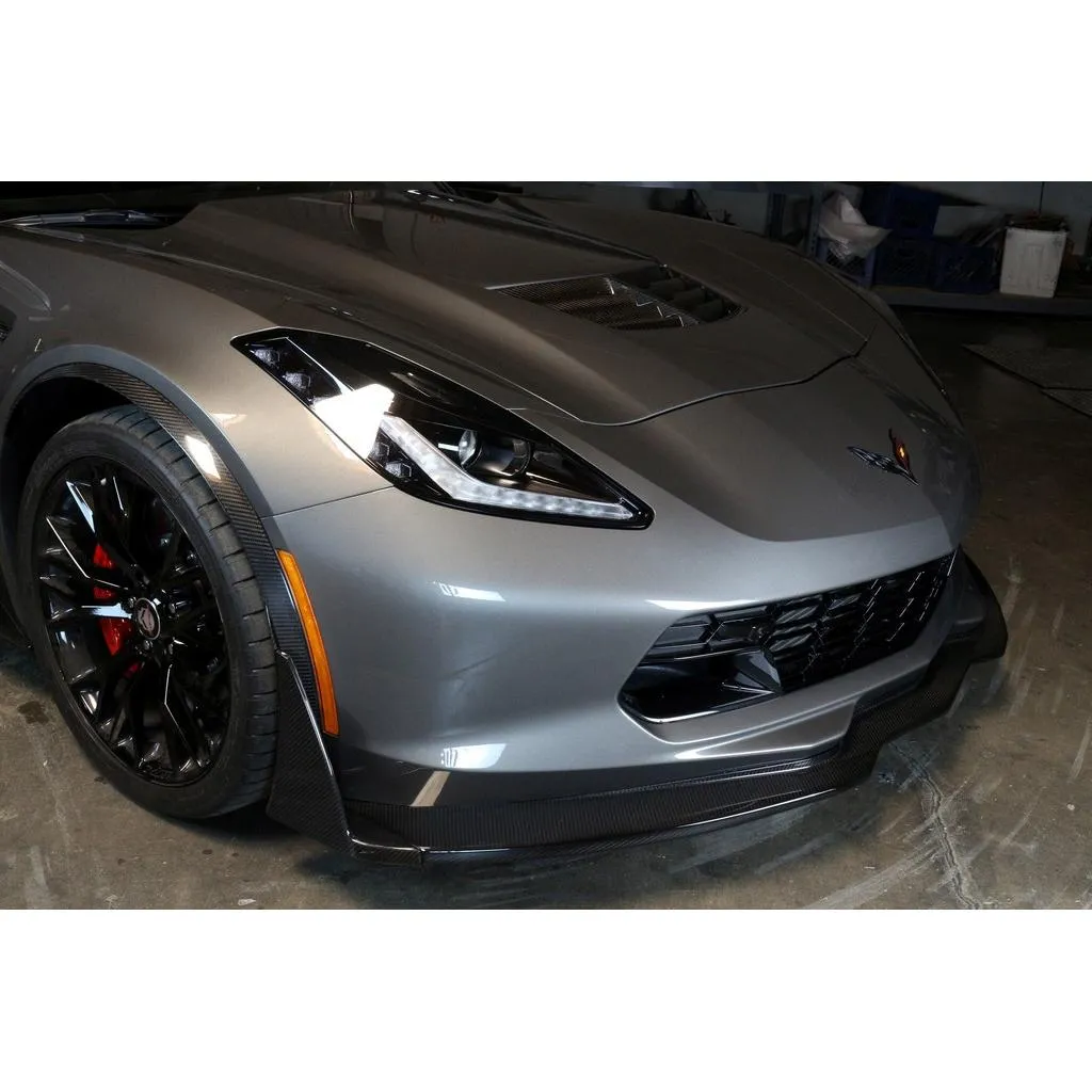 APR Front Bumper Canards & Spats Corvette C7 (2014-2019) Carbon Fiber