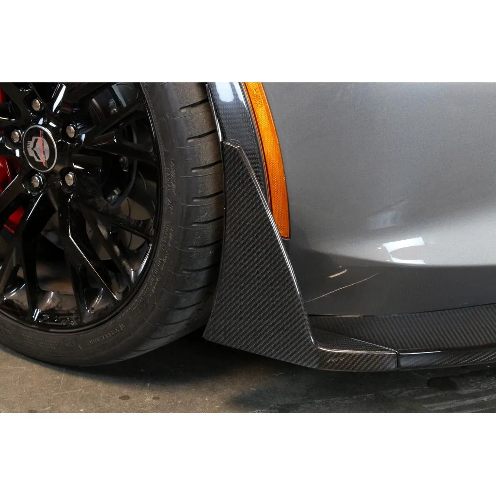 APR Front Bumper Canards & Spats Corvette C7 (2014-2019) Carbon Fiber