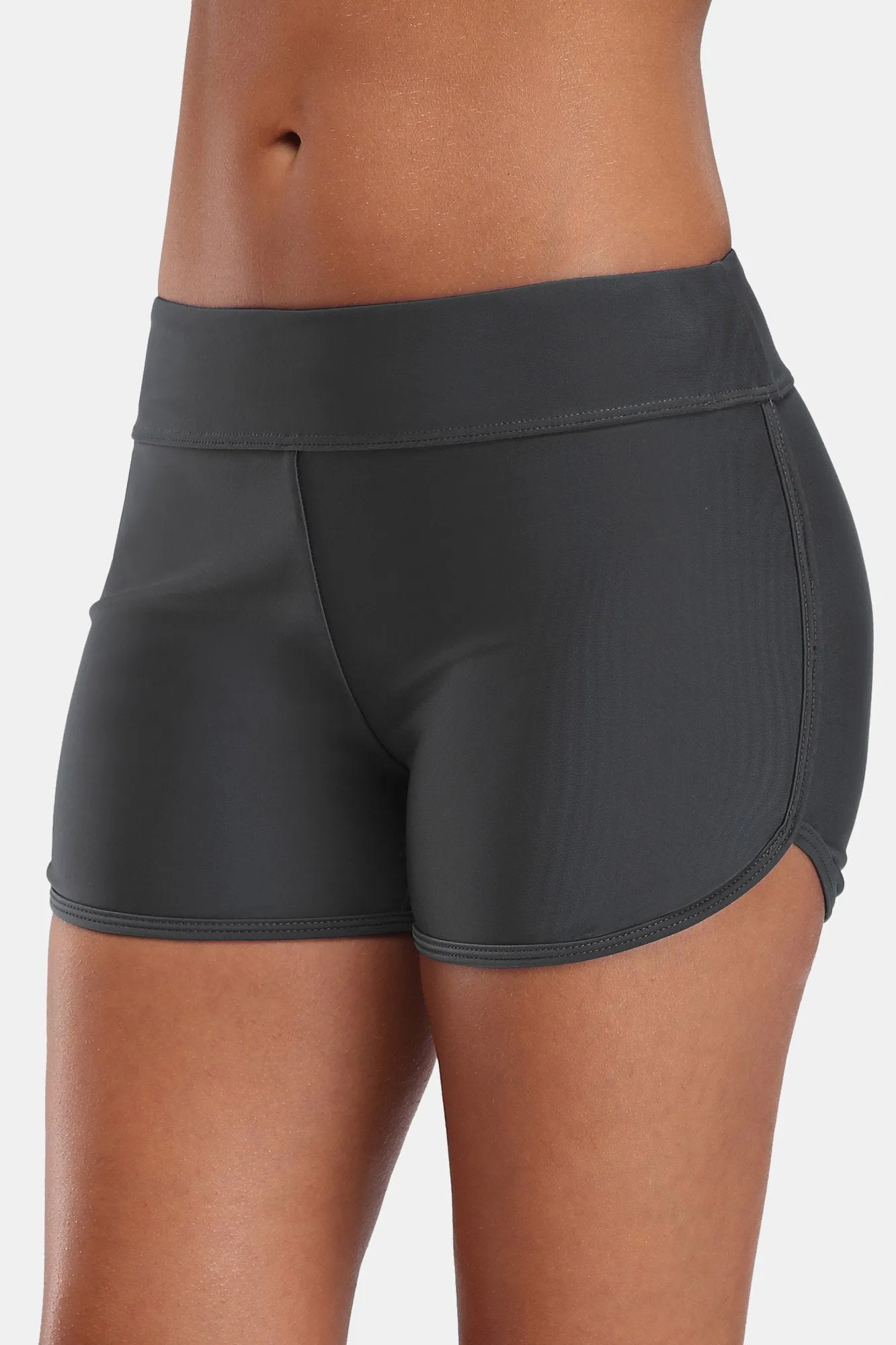 Attraco Women's Grey Swim Short