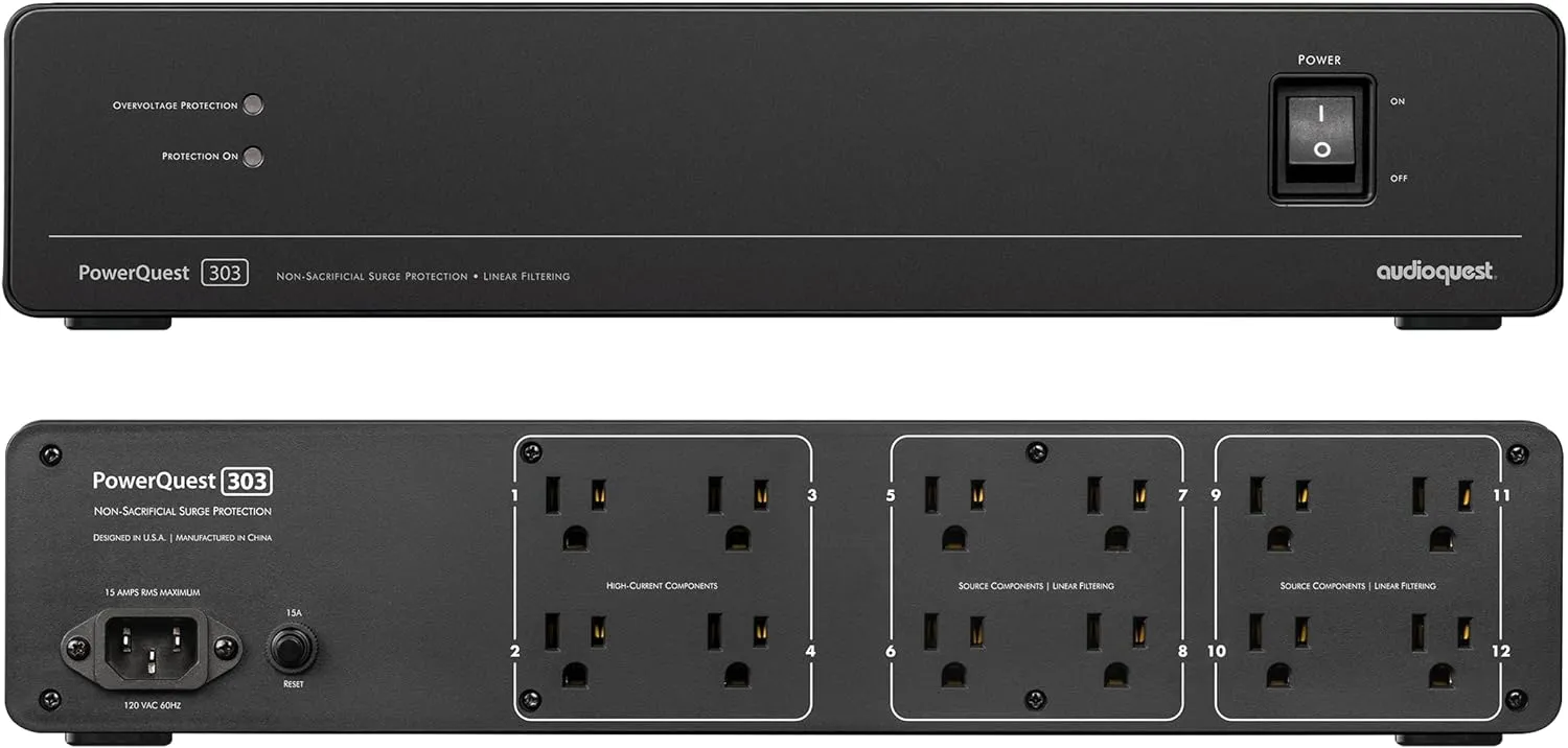 AudioQuest PowerQuest 303 Power Line Conditioner and Surge Protector