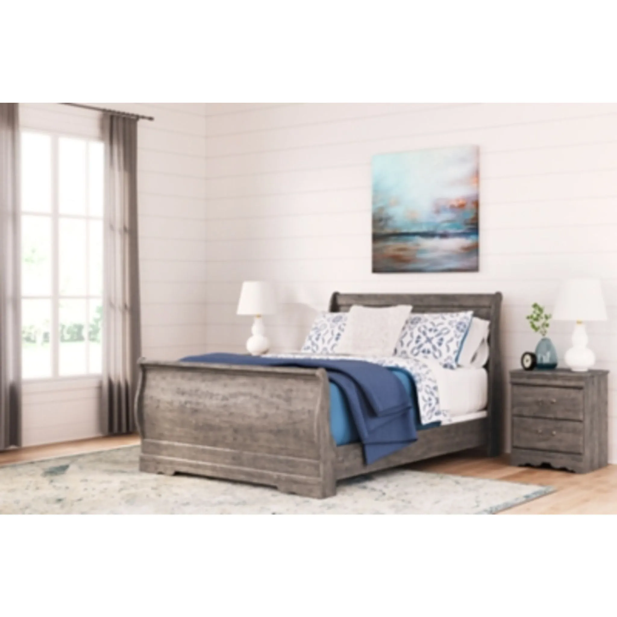 Bayzor Full Sleigh Bed