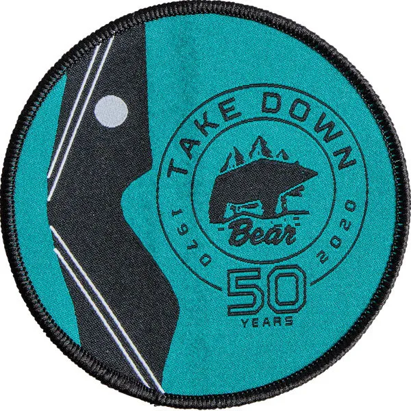 Bear 50th Anniversary Take Down Stitch On Patch