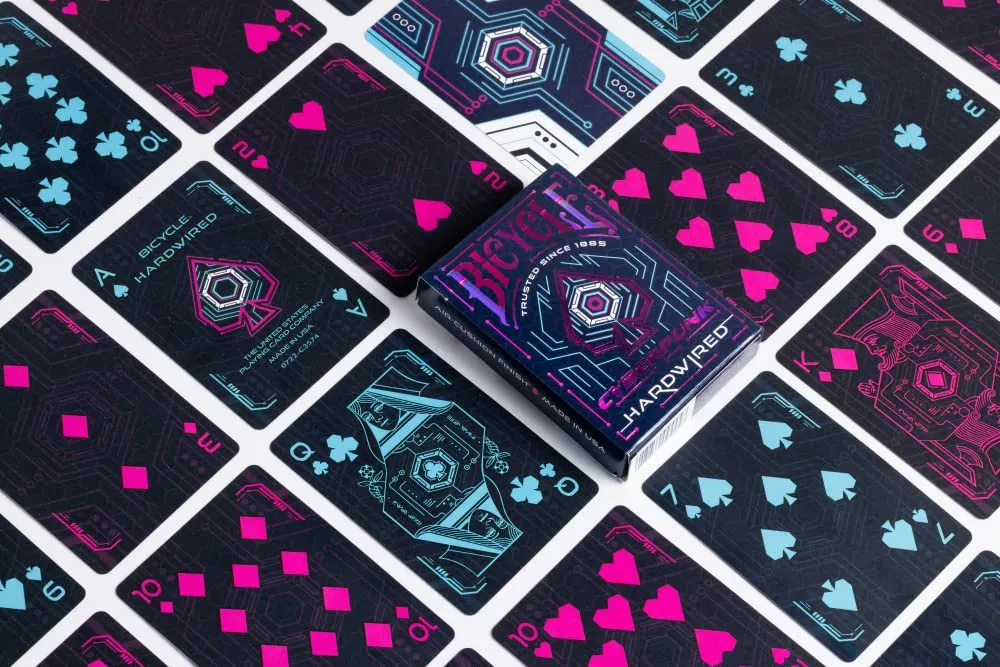 Bicycle Cyberpunk Hardwired Premium Playing Cards, 1 Deck