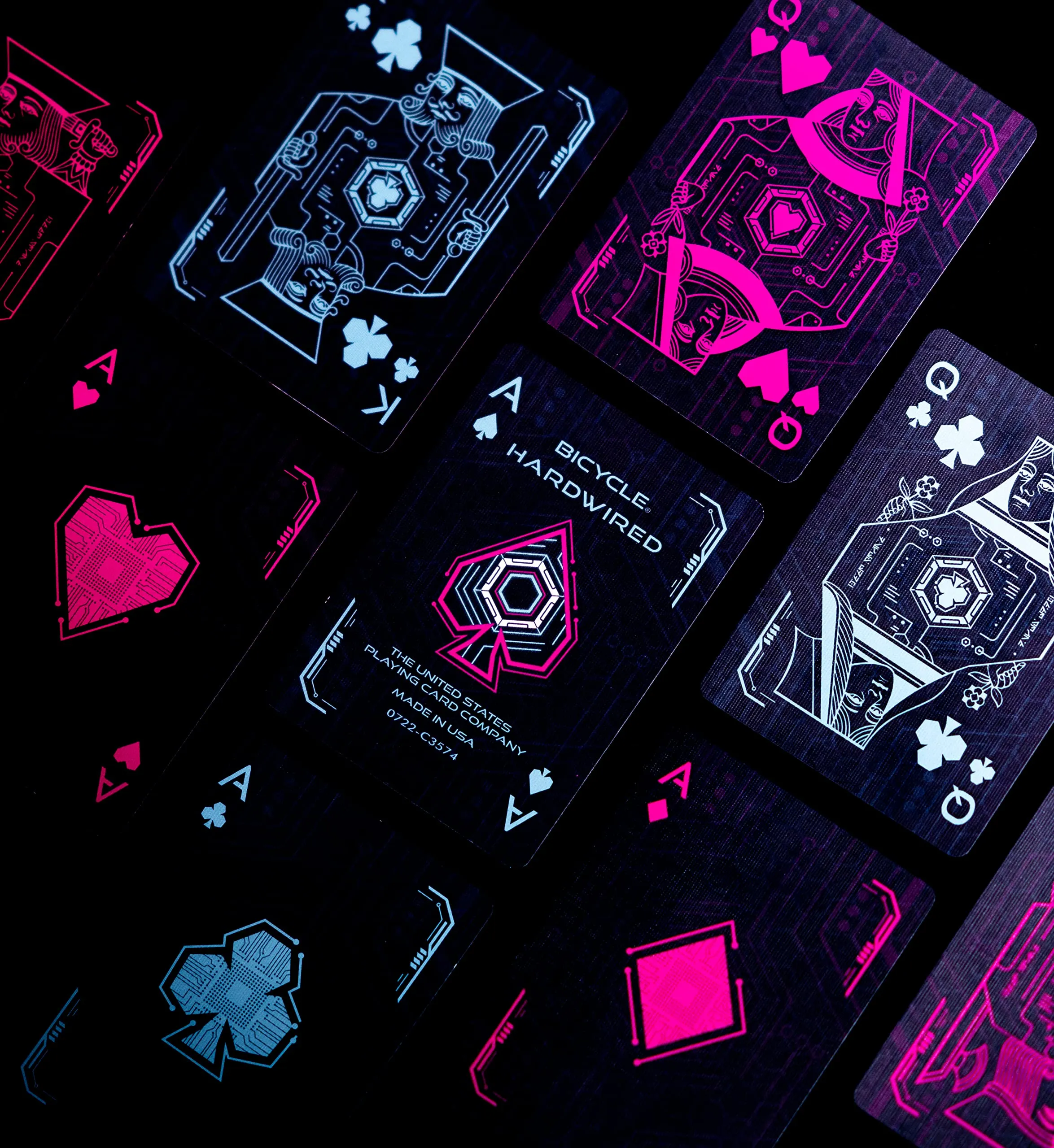 Bicycle Cyberpunk Hardwired Premium Playing Cards, 1 Deck