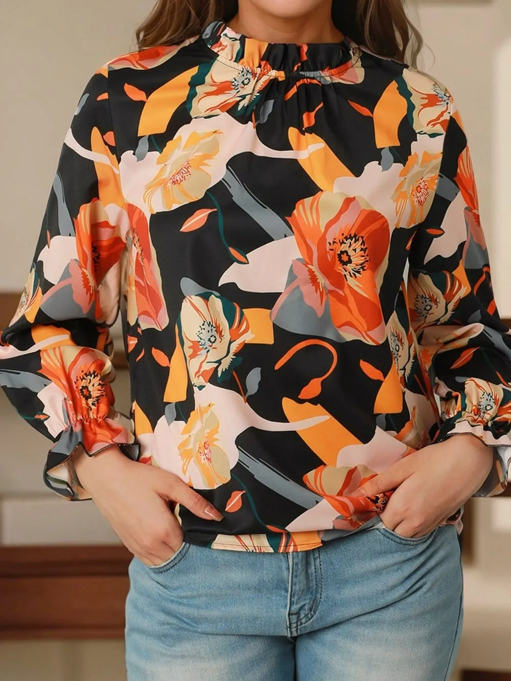 Breathtaking Floral Blouse