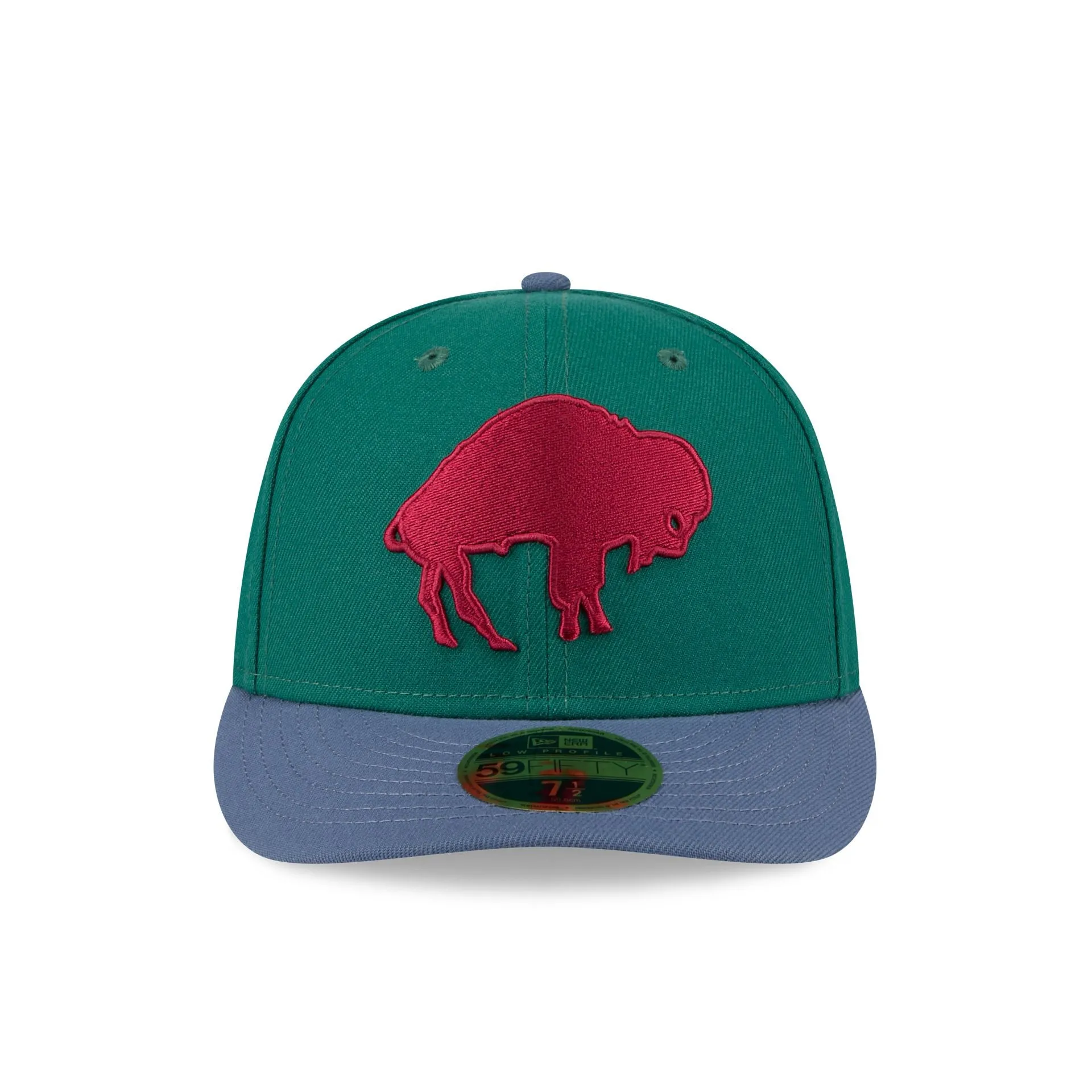 Buffalo Bills Green Gemstone Low Profile 59FIFTY Fitted Hat