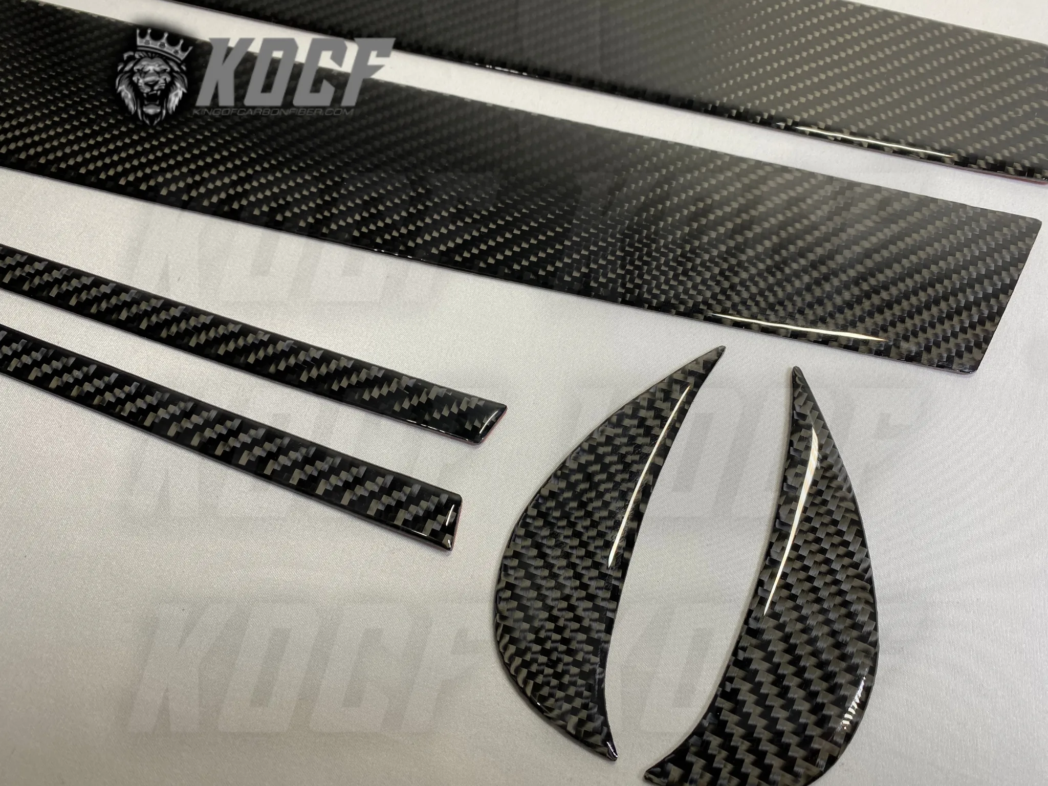 Carbon Fiber B Pillars Door Window Overlays 2025-Present Toyota Camry Gen 9 Compatible