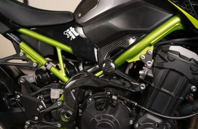 Carbon Fiber Frame Covers for Kawasaki Z900