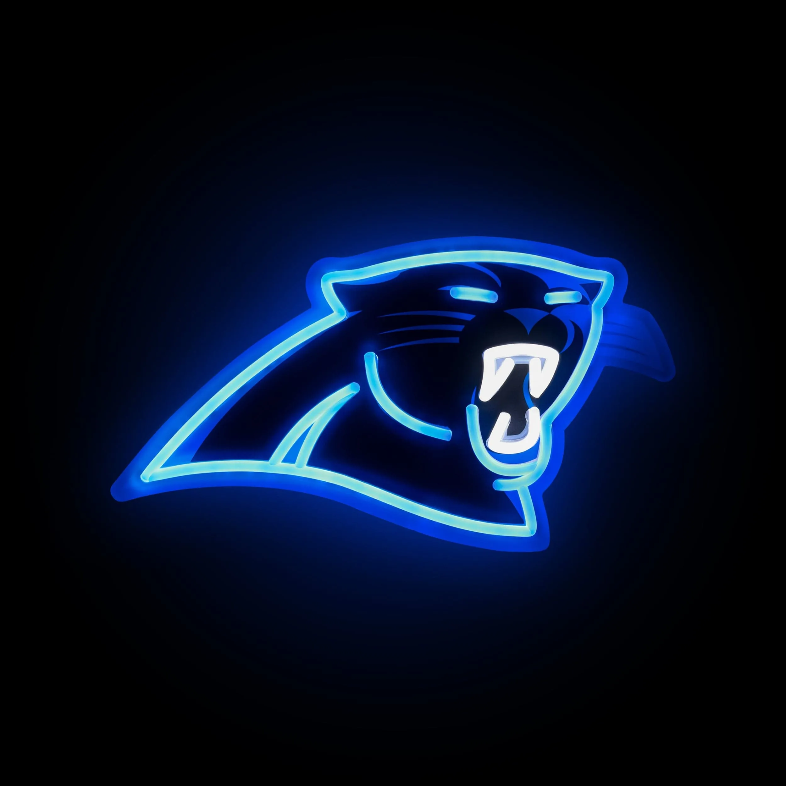 Carolina Panthers LED Neon Light Up Team Logo Sign