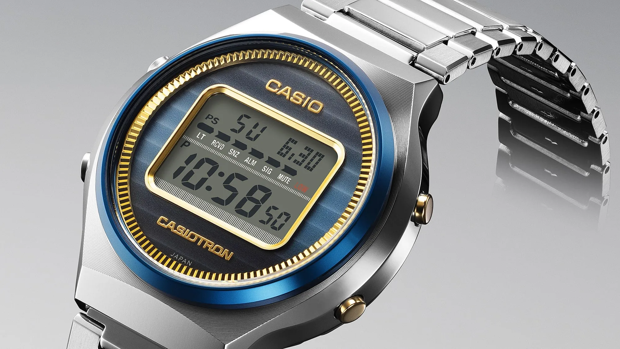 Casio 50th Anniversary Sky and Sea Stainless Steel Watch TRN50SS-2A