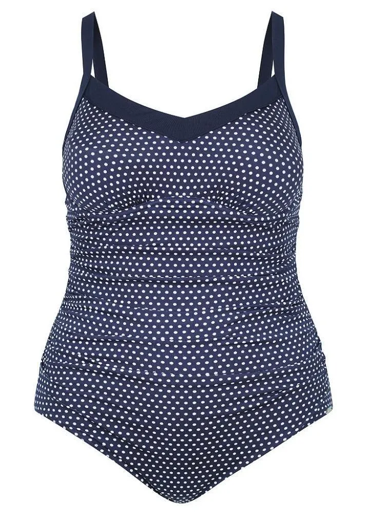 CRESD9824 Capriosca Navy White Dot Full Piece