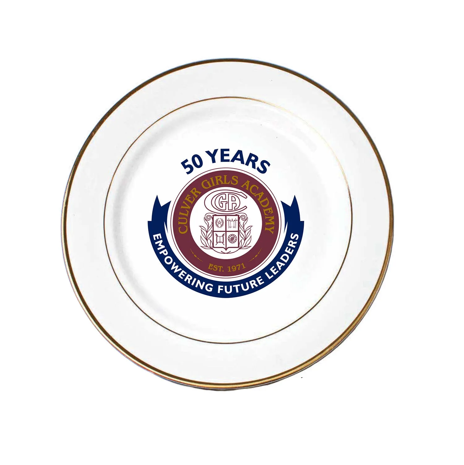 Culver Girls Academy 50th Anniversary Plate