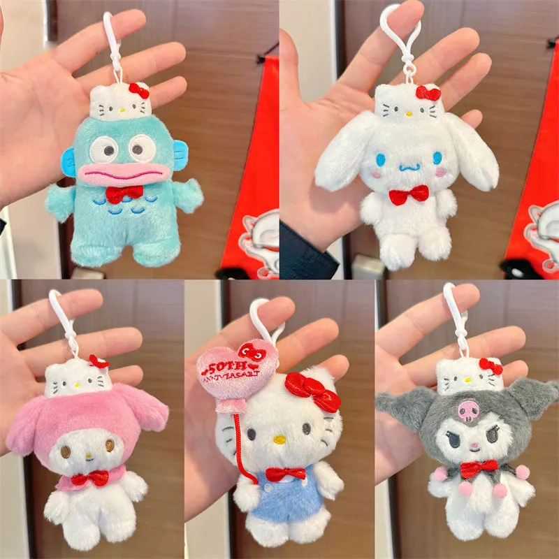 Cute Kitty 50th Anniversary Plush Pendant