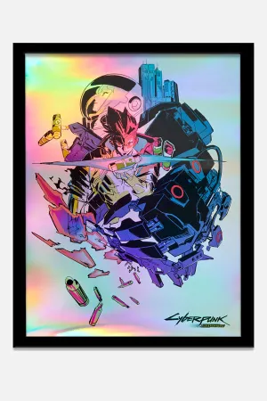 CYBERPUNK EDGERUNNERS DAVID AND LUCY ART PRINT