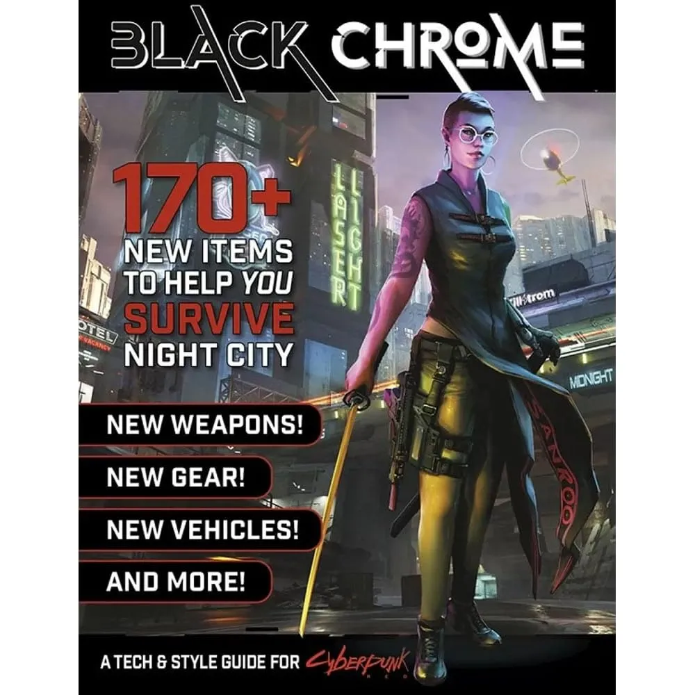 Cyperpunk Red - Black Chrome: A Tech & Styleguide