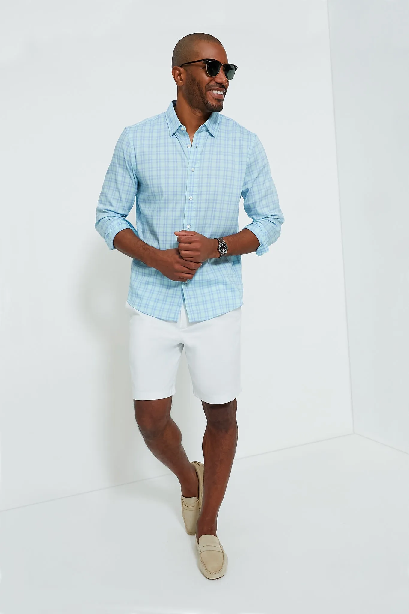 Destin Shores Plaid Movement Shirt