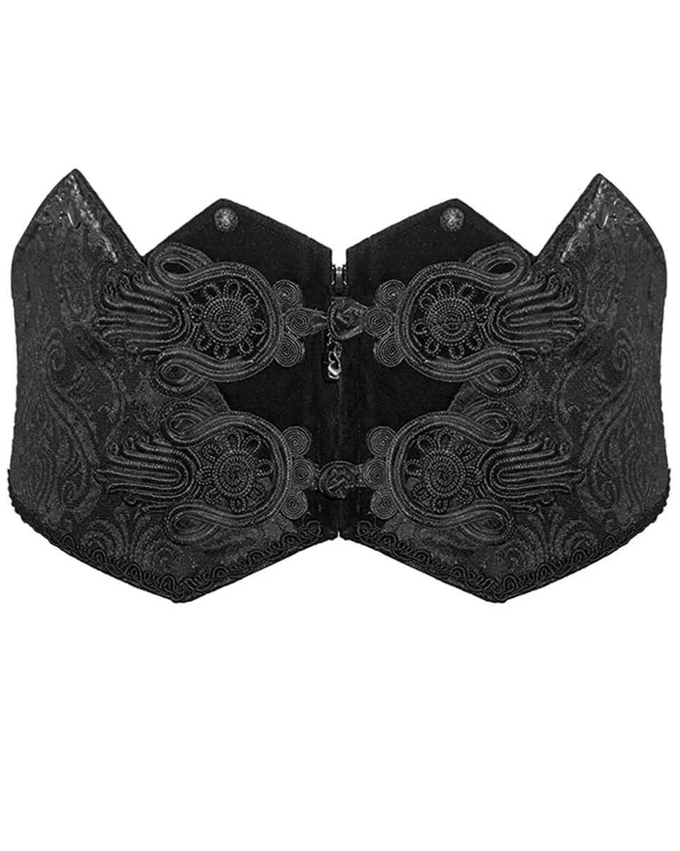 Devil Fashion Abraxas Mens Regency Gothic Cummerbund