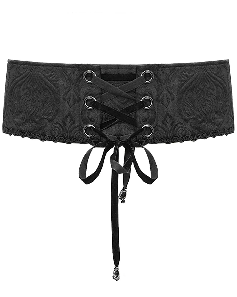 Devil Fashion Abraxas Mens Regency Gothic Cummerbund