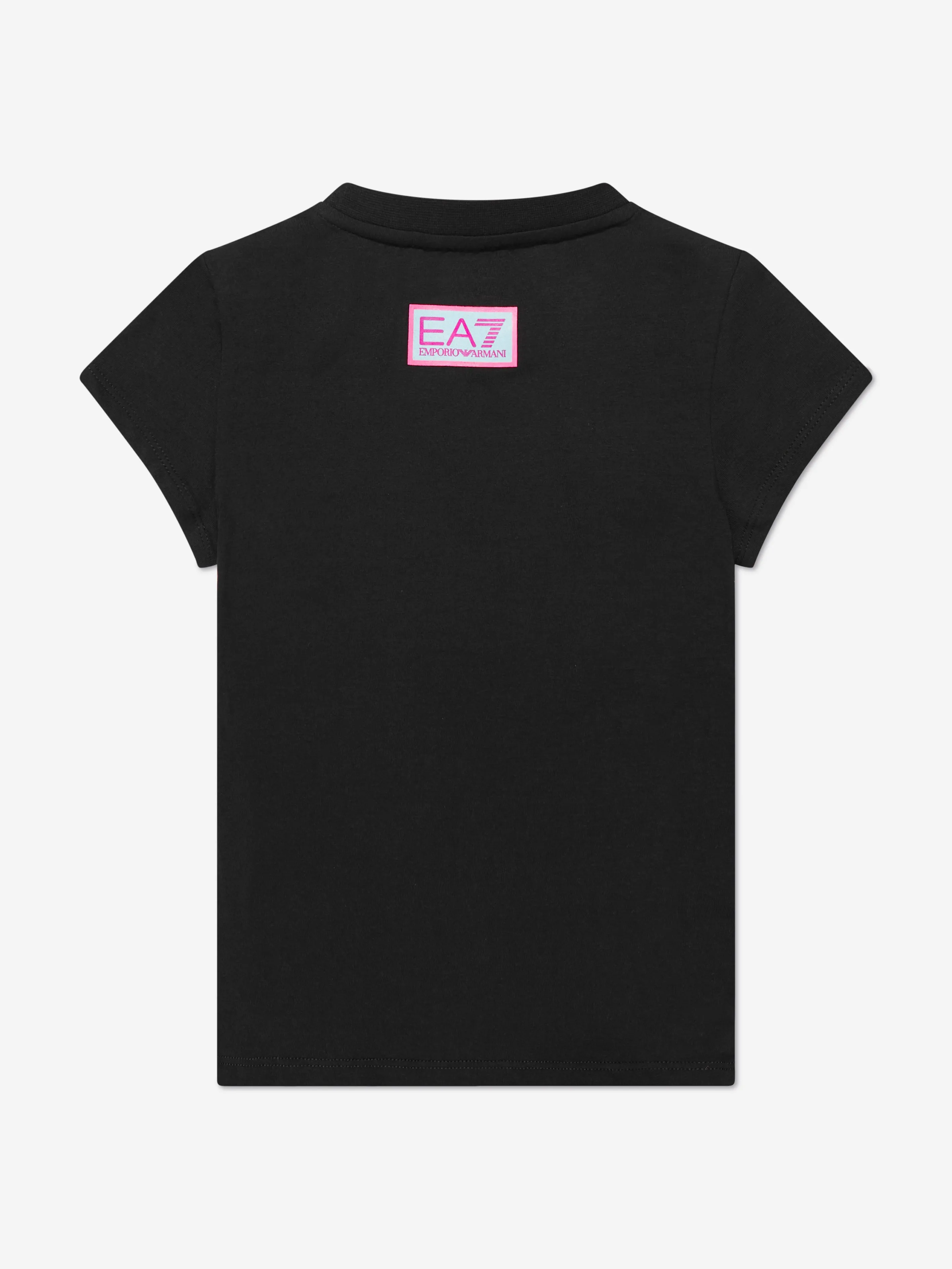 EA7 Emporio Armani Girls Chest Logo Short Sleeve T-Shirt