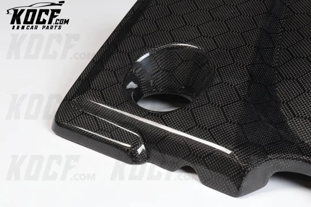 Engine Cover Overlay Carbon Fiber 2018-2024 Toyota Camry i4 & 2019  Avalon i4 Compatible