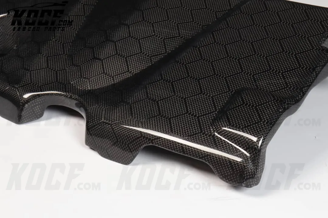 Engine Cover Overlay Carbon Fiber 2018-2024 Toyota Camry i4 & 2019  Avalon i4 Compatible