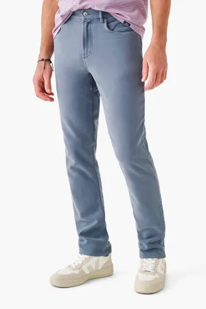 Faded Ocean Stretch Terry 5 Pocket Pant