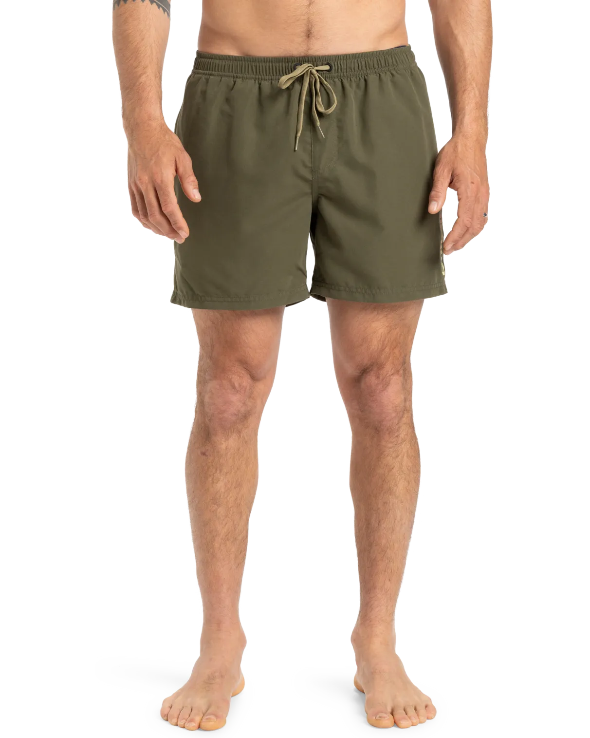 Fineline Volley Shorts in Aloe