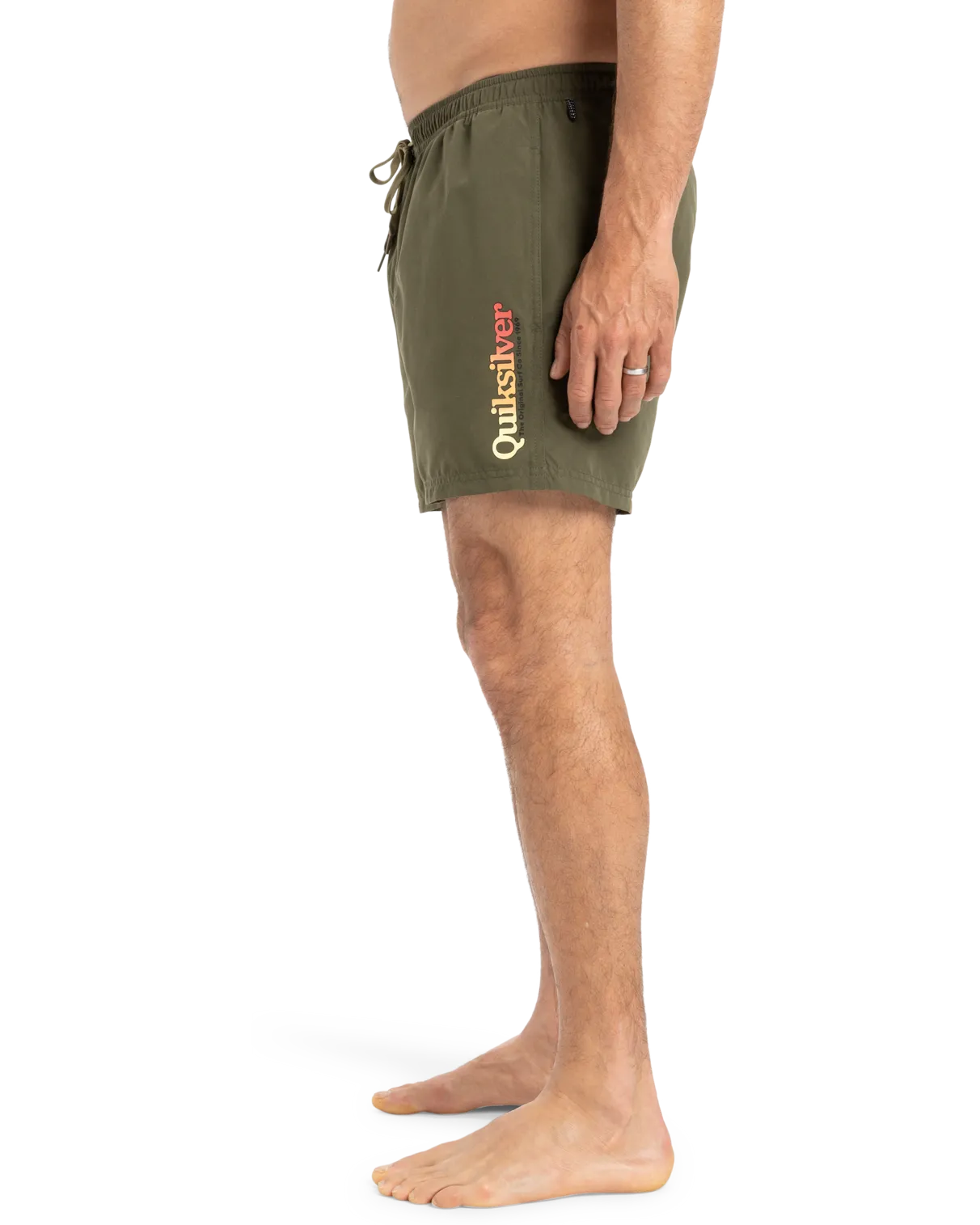 Fineline Volley Shorts in Aloe